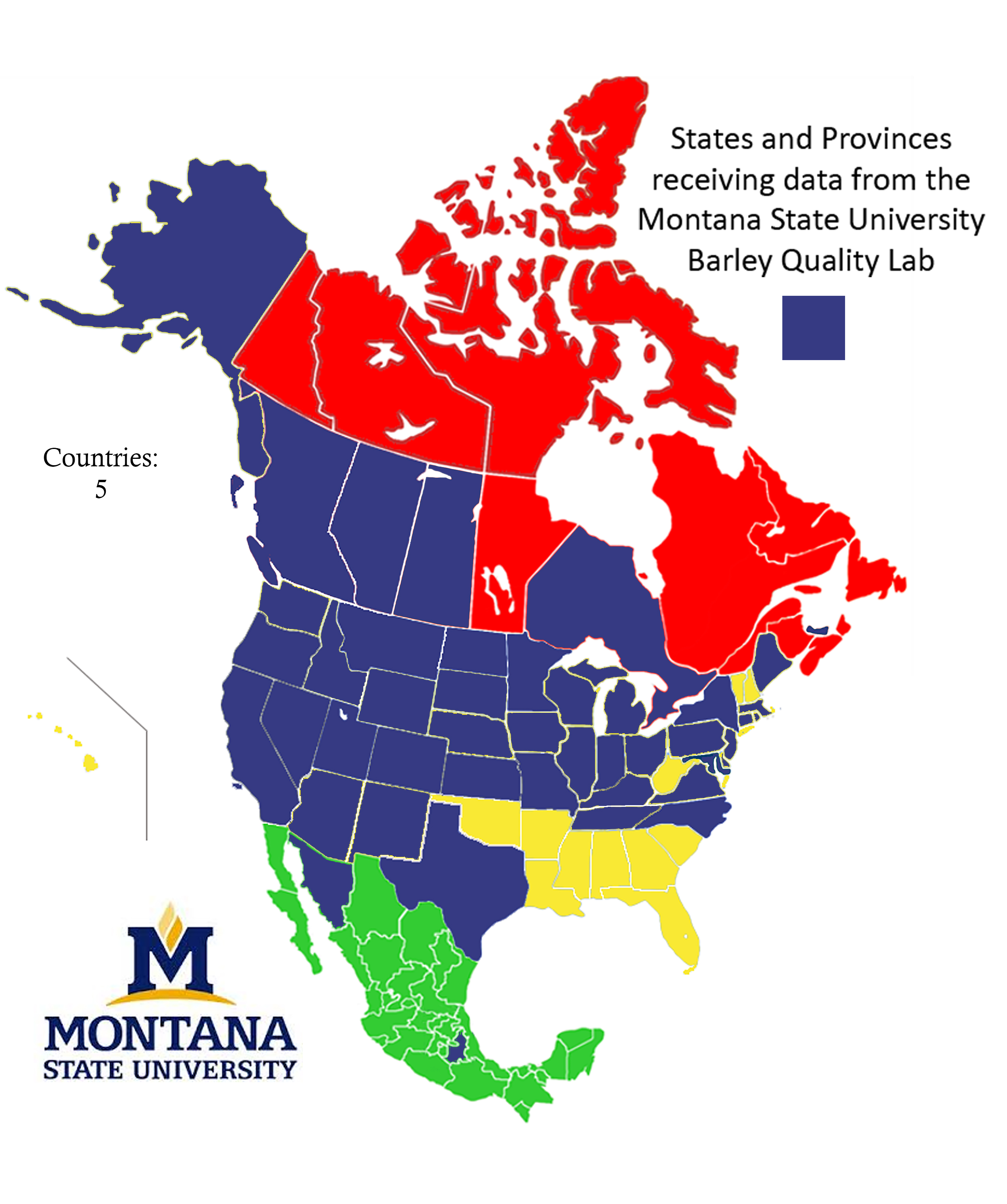 Barley lab testing map