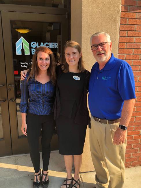 Meagan Minas, Glacier Bank internship