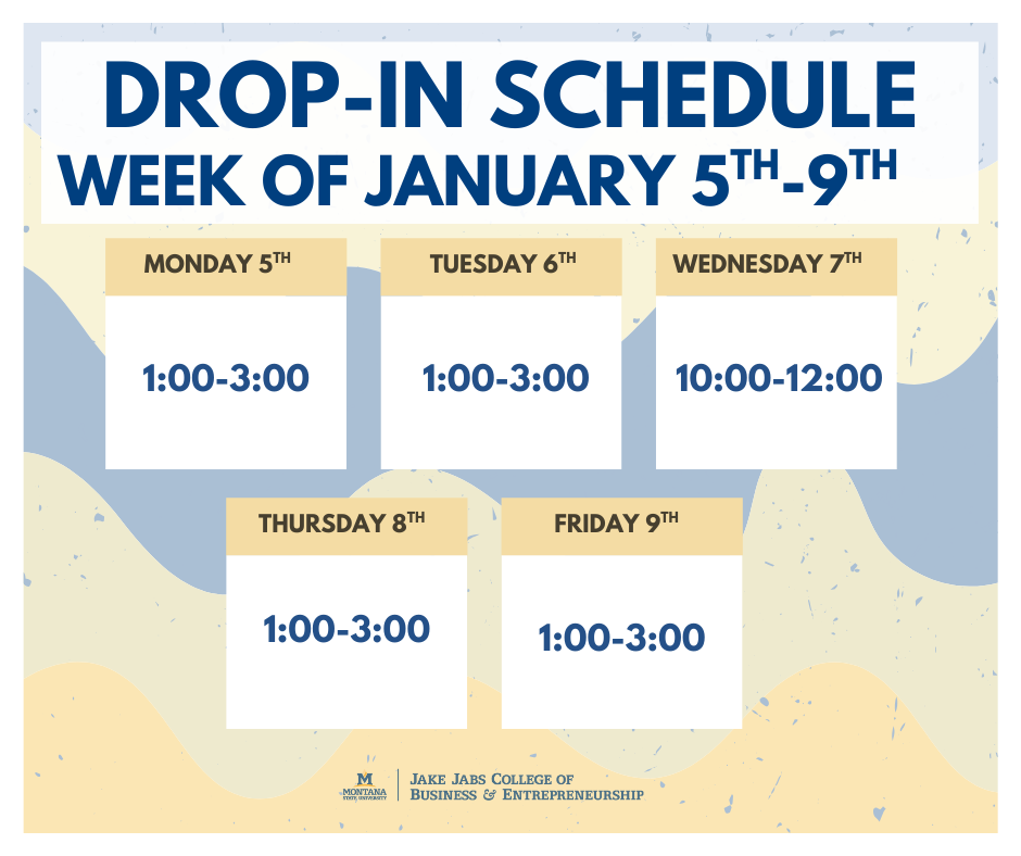 November 3-7 drop in