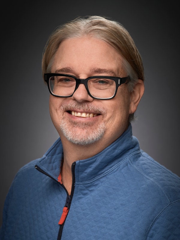 Portrait of a man in glasses