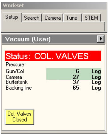 Check the vacuum