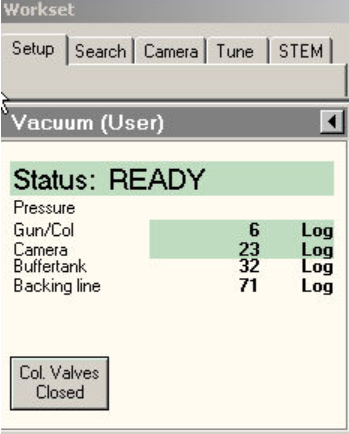 Open column valve