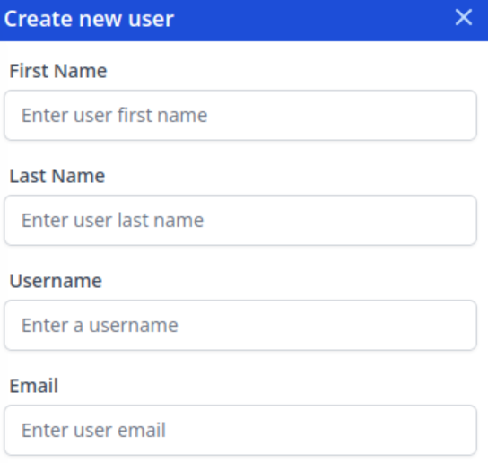 new user