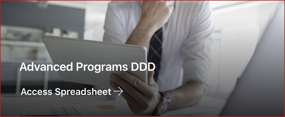 Advanced Programs D D D. Access Spreadsheet