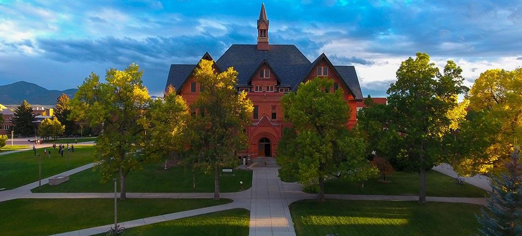 Montana Hall in Autumn