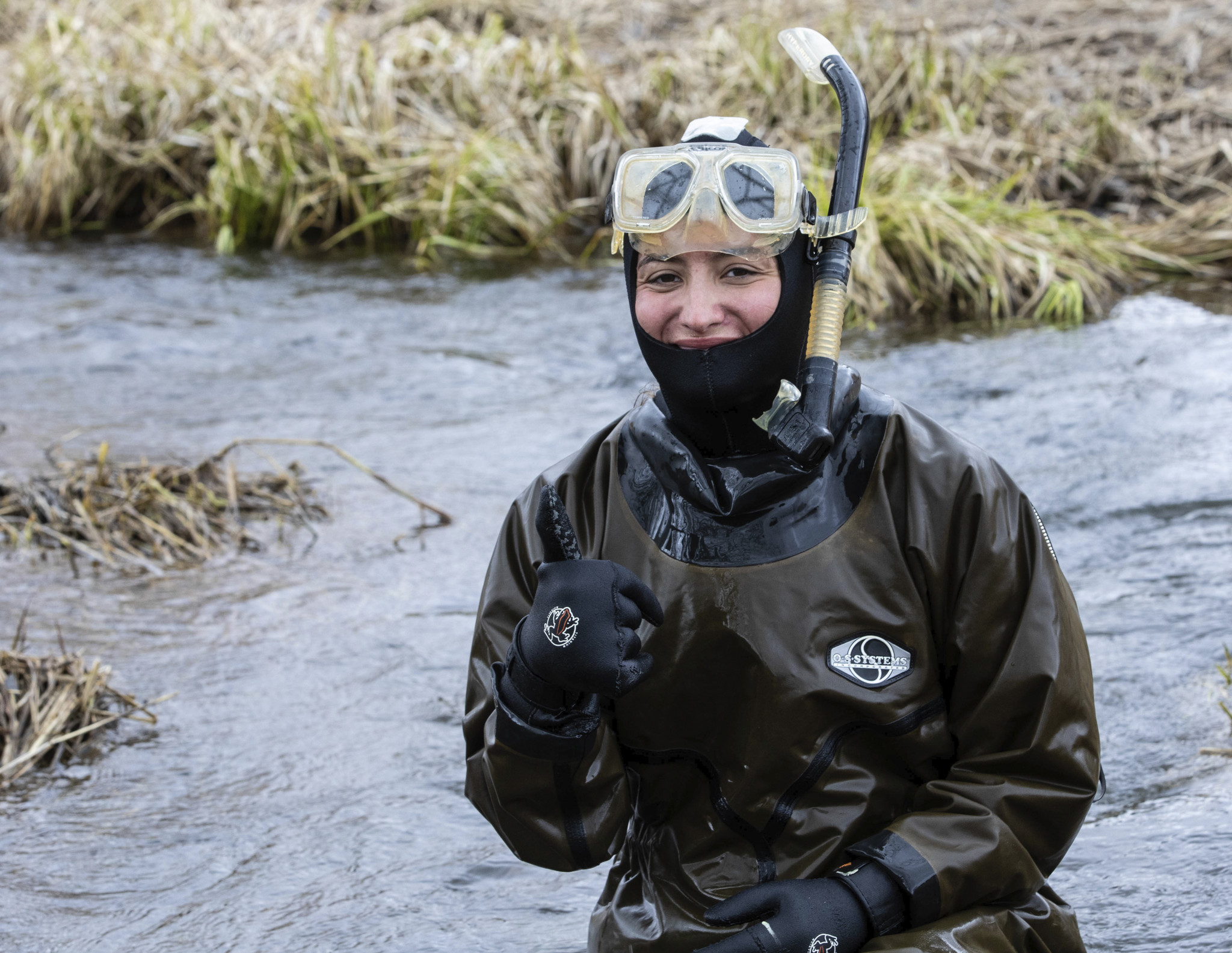 Stream snorkeling