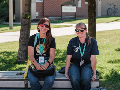 Two volunteers at 4-H Congress