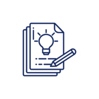 Tablet with lightbulb and pencil