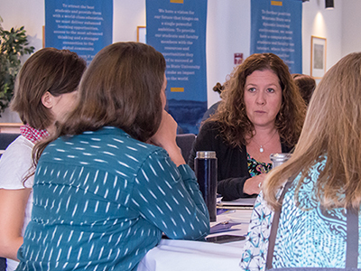 connecting faculty at new faculty orientation