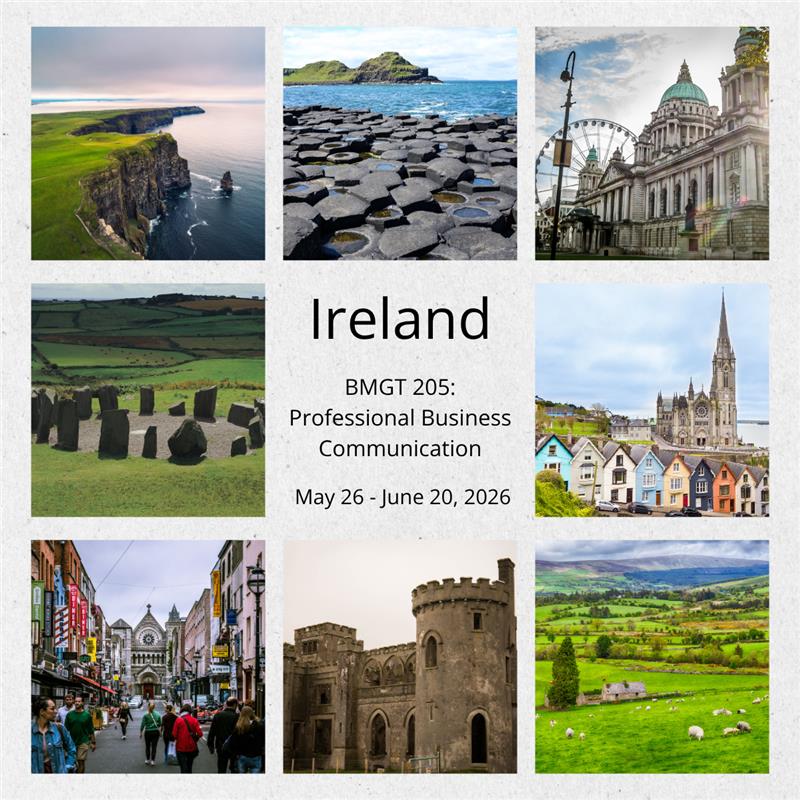 Ireland Faculty-Led Study Abroad