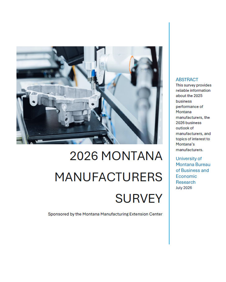 2026 Survey of Manufacturing Cover Image Image of a CNC Router