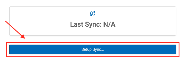 Red arrow pointing on a blue bar