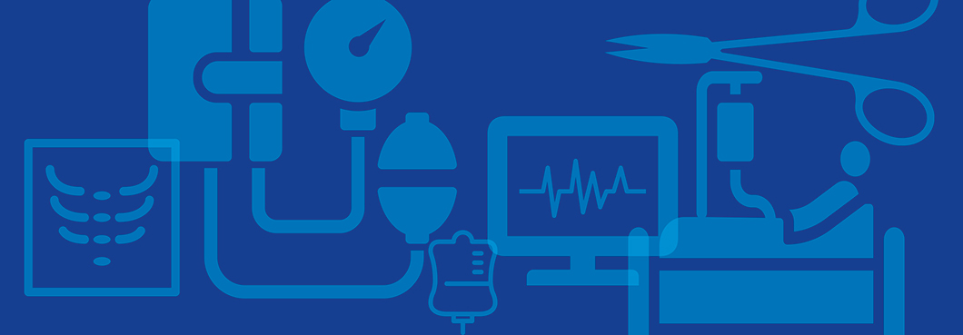 Artistic graphic representing surgical technology