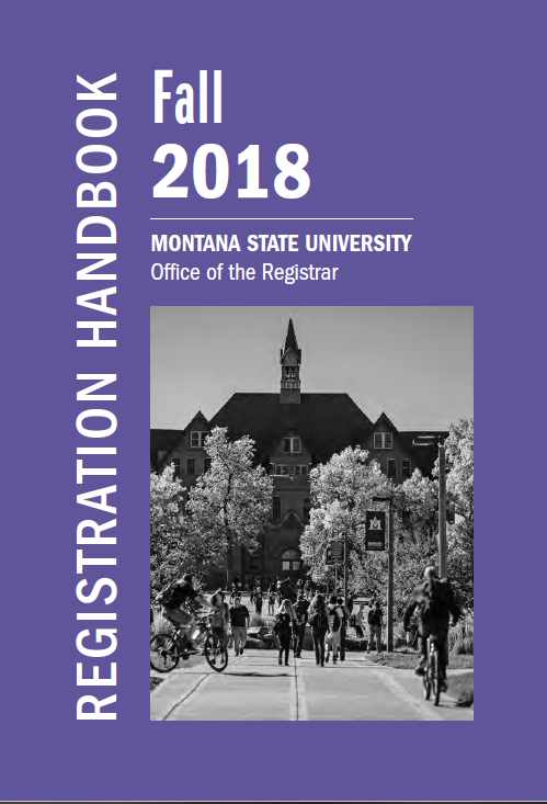 Fall 2018 Registration Handbook