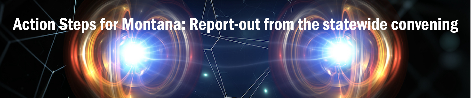 Report out banner