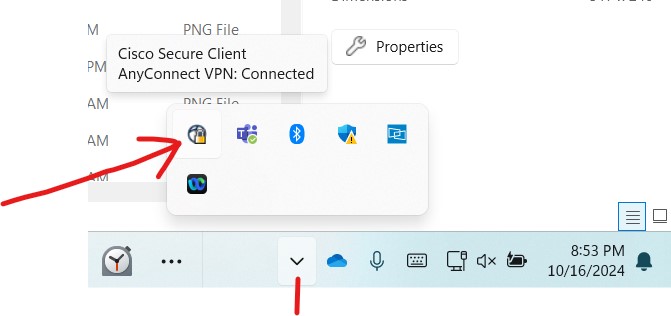 Sys Tray Secure Client