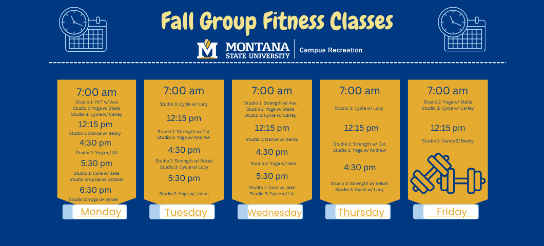 Group Fitness Schedule
