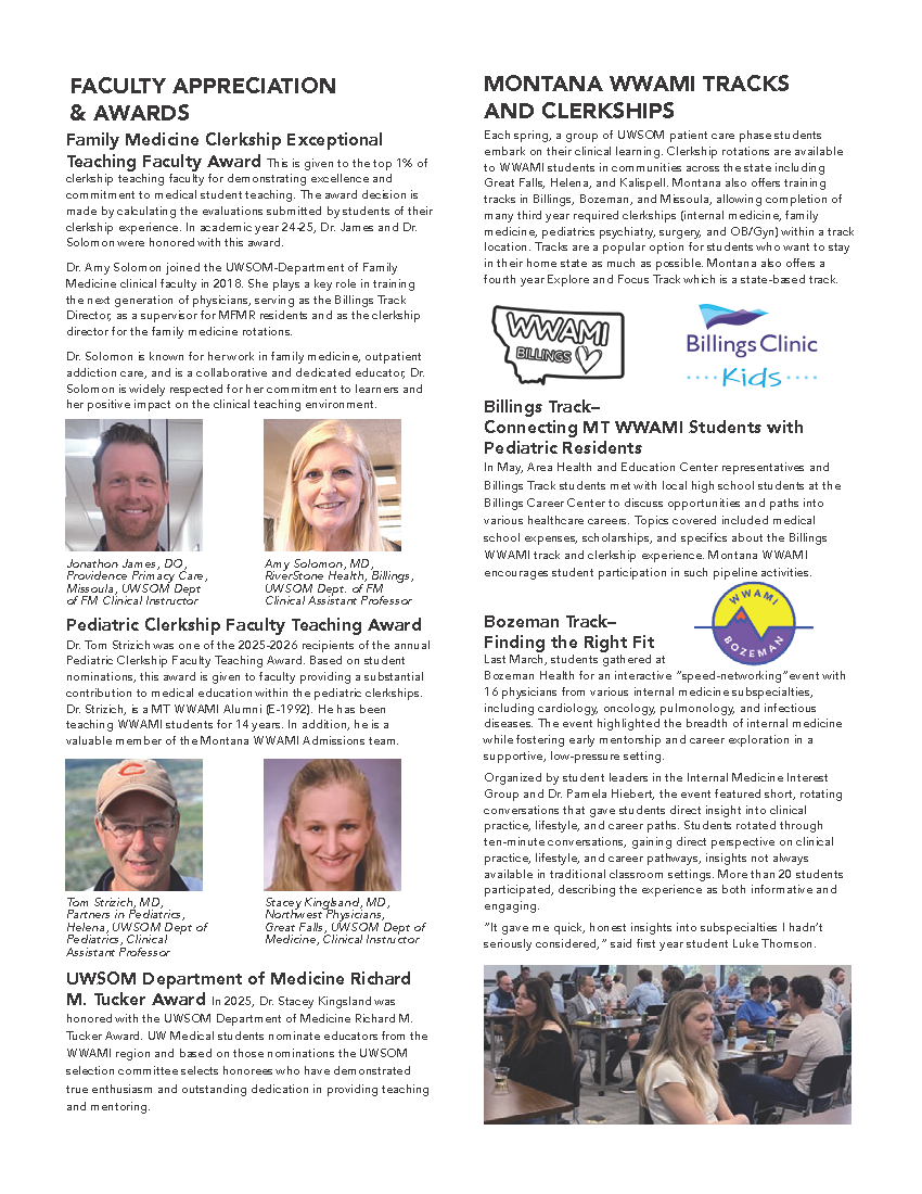 Clinical Phase Newsletter Summer 2026 Page 2